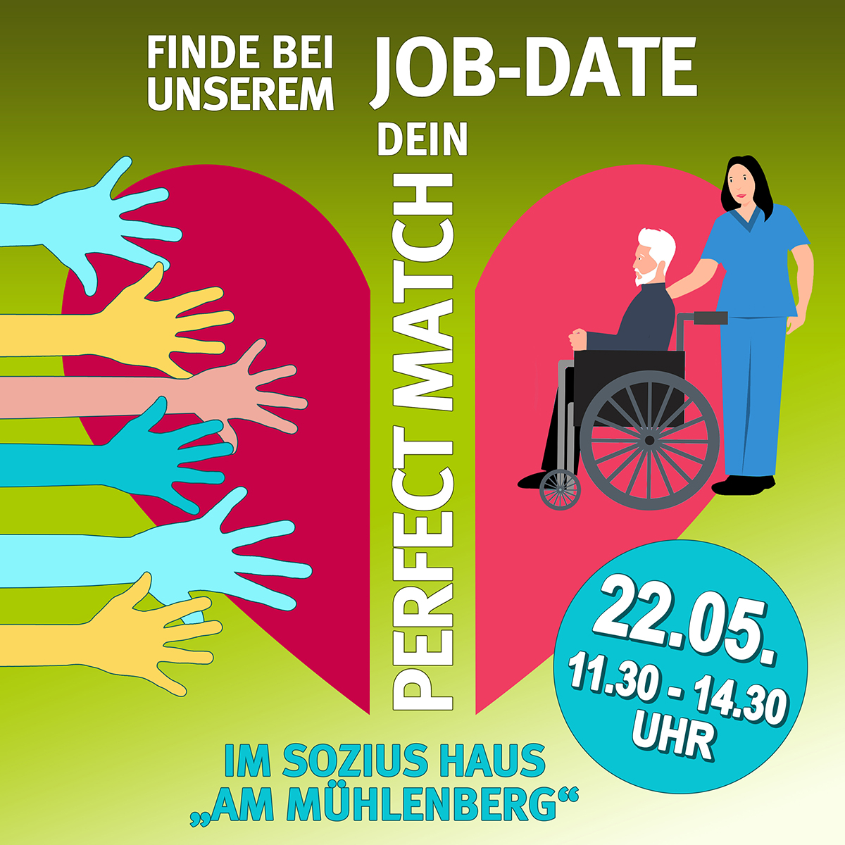 Job-Date - Bewerbertag im Haus Am Mühlenberg am 22. Mai 2025