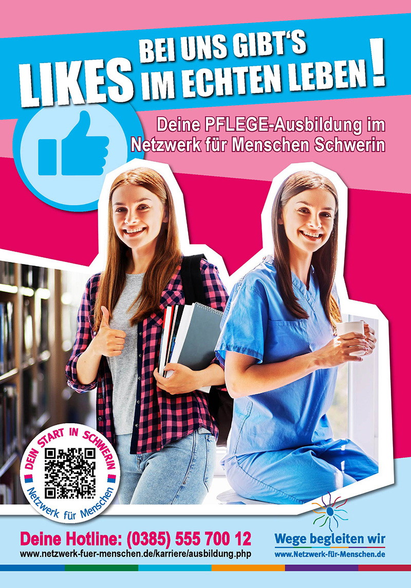 Pflegeausbildung im Netzwerk für Menschen