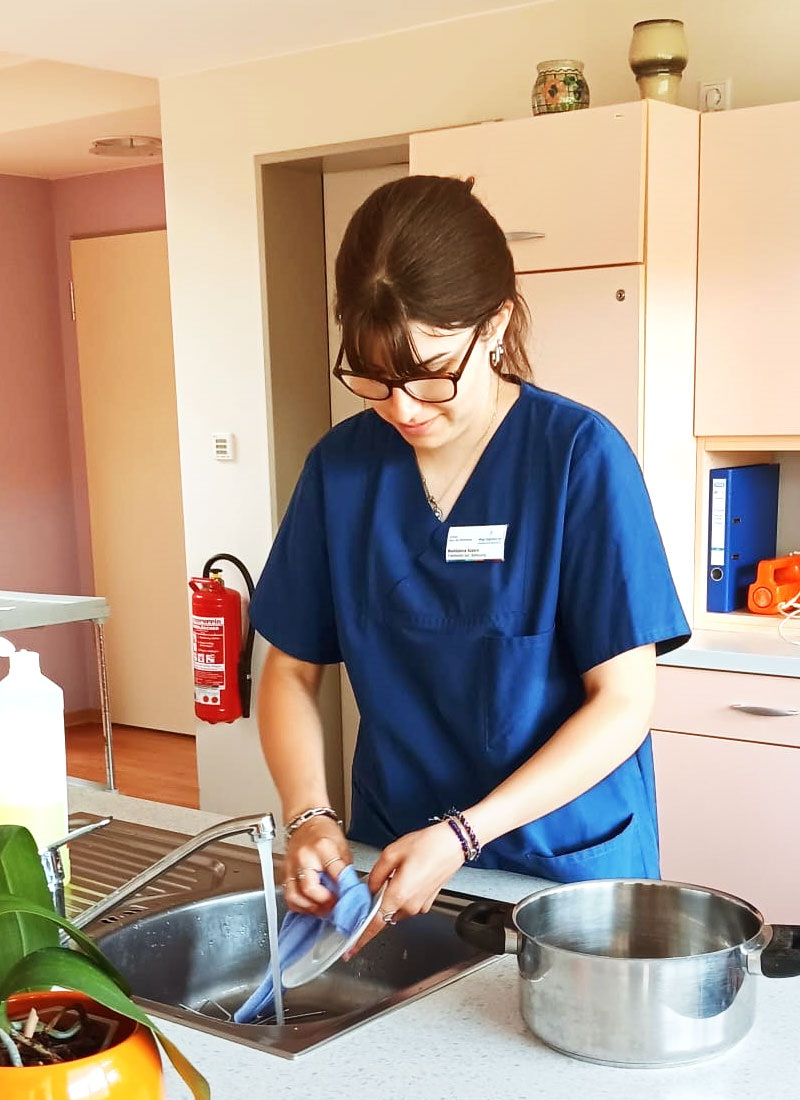 Maddalena unterstützt den Service