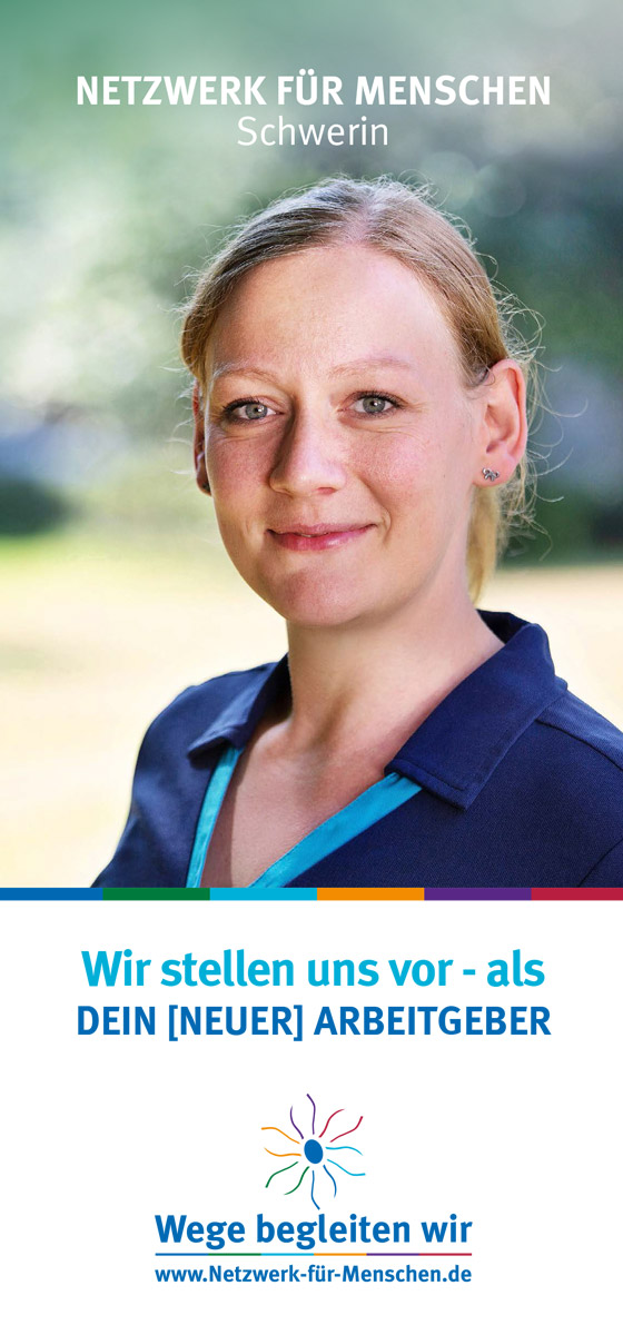 Flyer Netzwerk für Menschen als Arbeitgeber