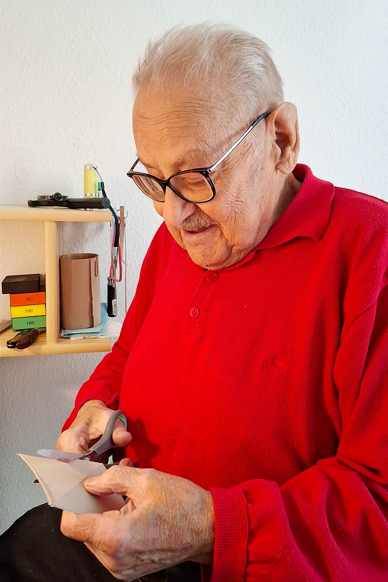 Streichholzkunst von Rudi Laskowski