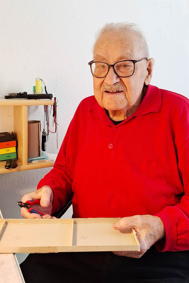 Streichholzkunst von Rudi Laskowski