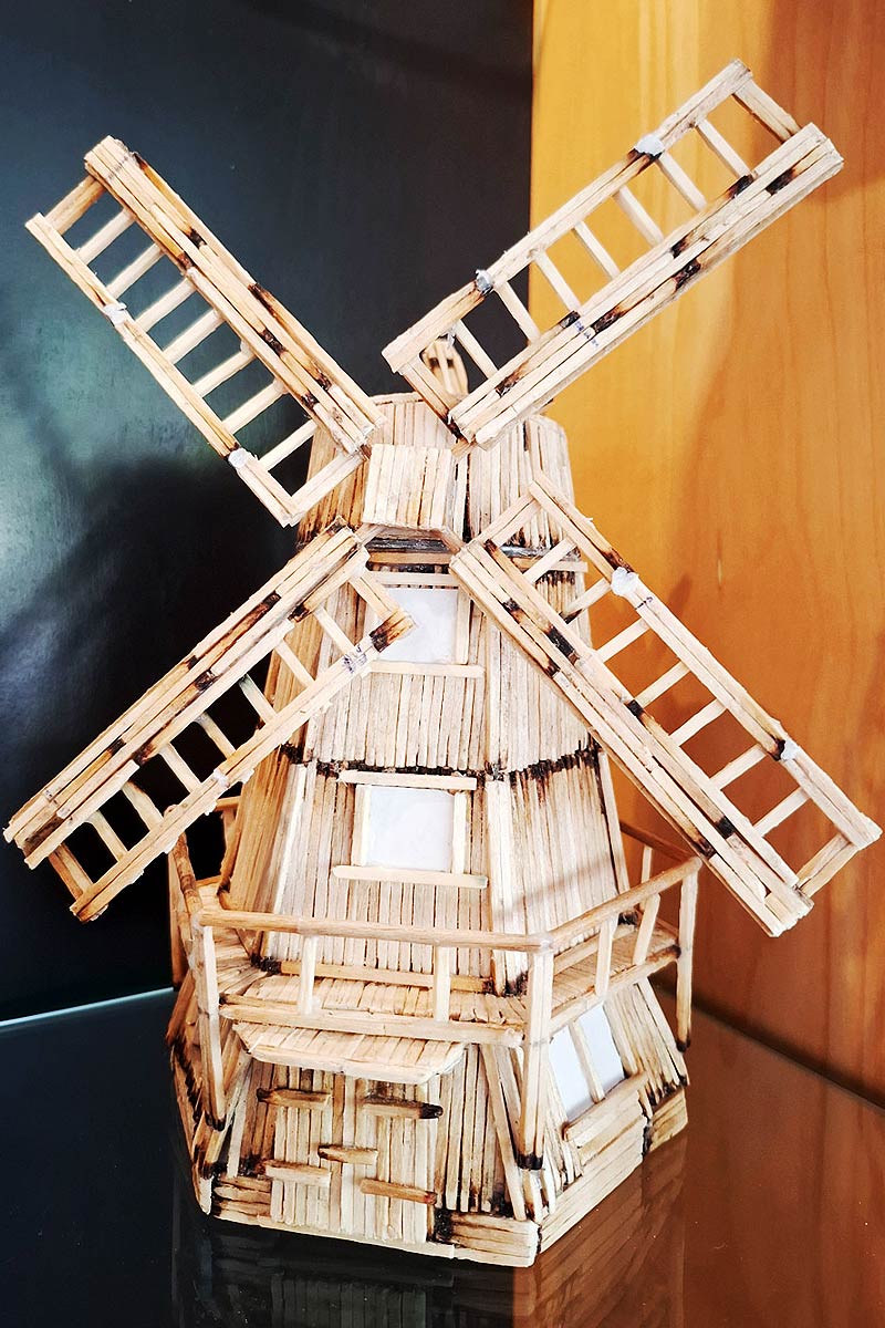 Streichholzkunst von Rudi Laskowski