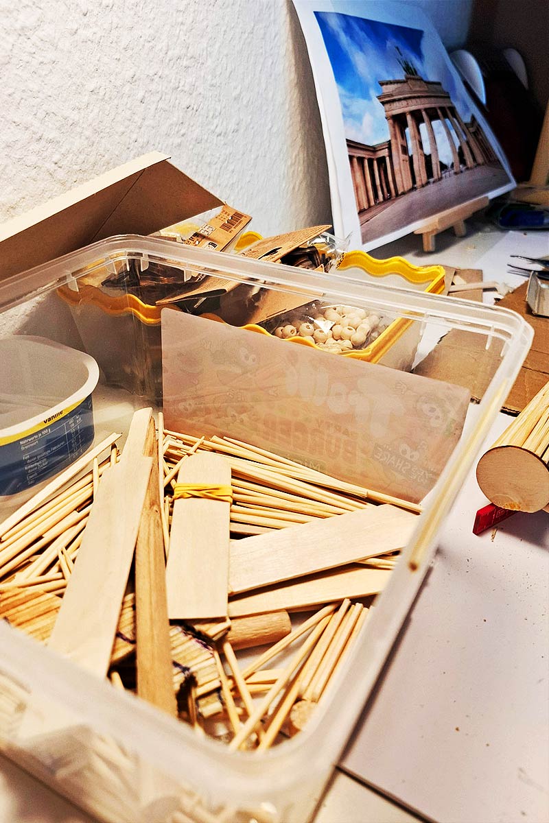 Streichholzkunst von Rudi Laskowski