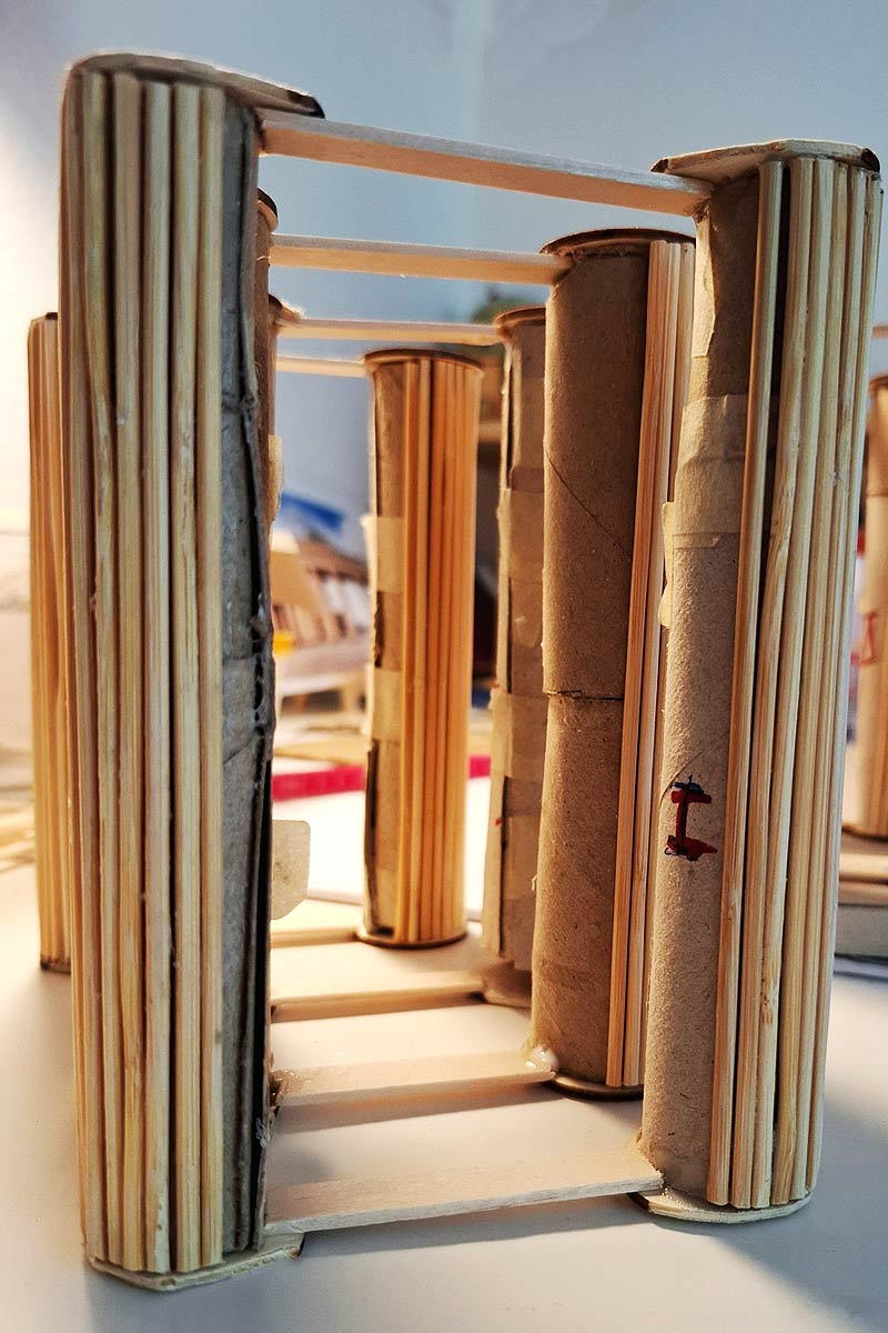 Streichholzkunst von Rudi Laskowski