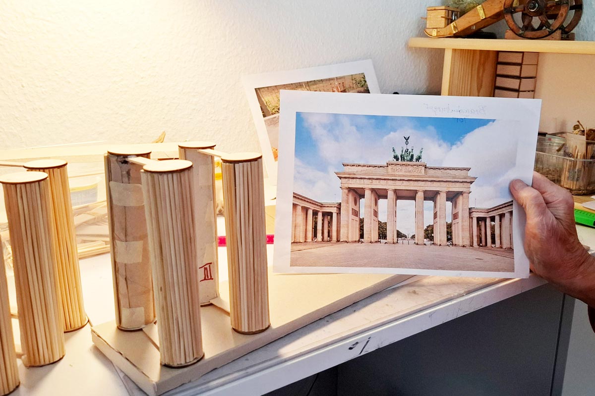 Streichholzkunst von Rudi Laskowski