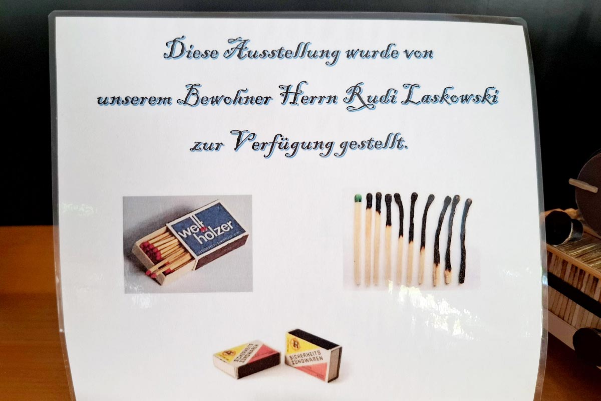 Streichholzkunst von Rudi Laskowski