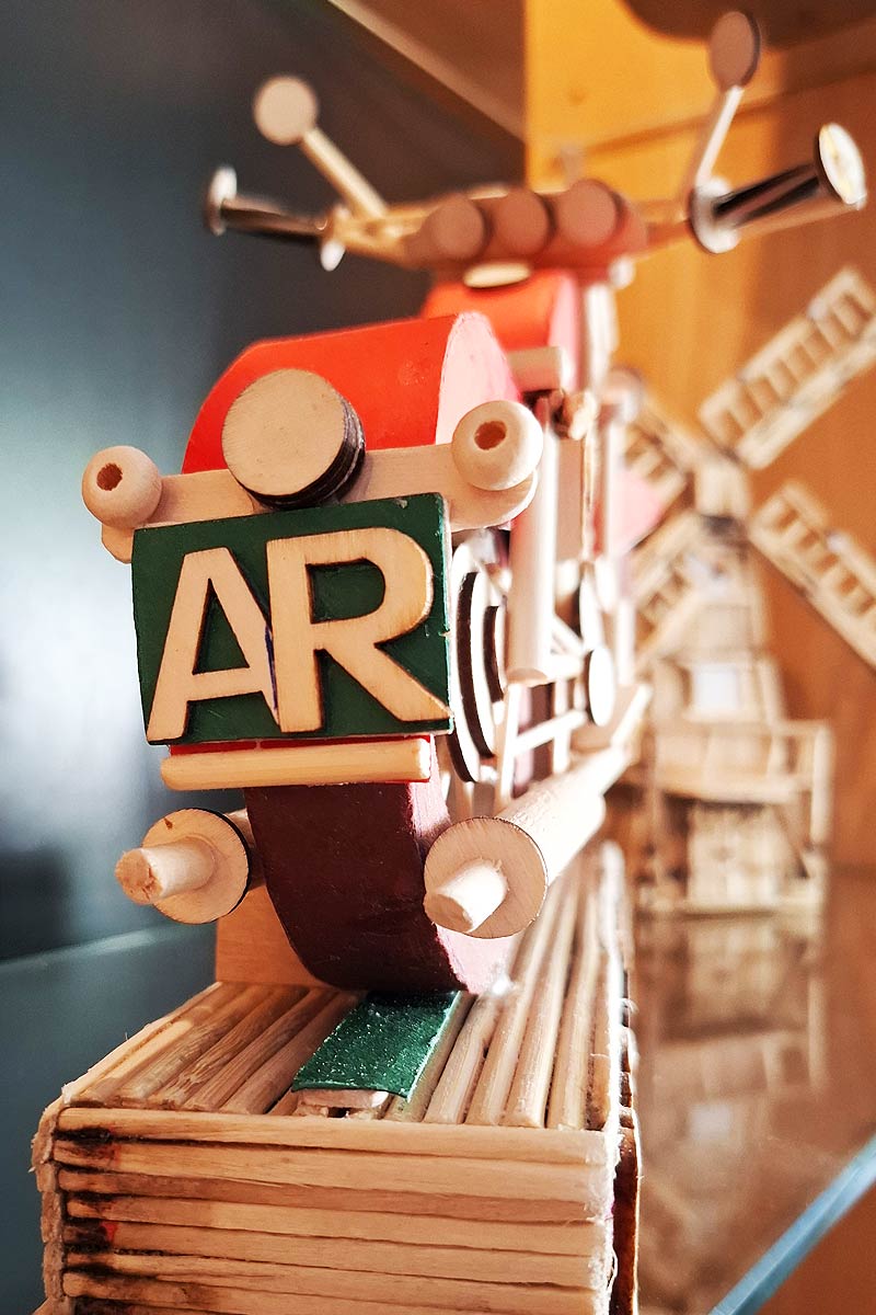 Streichholzkunst von Rudi Laskowski