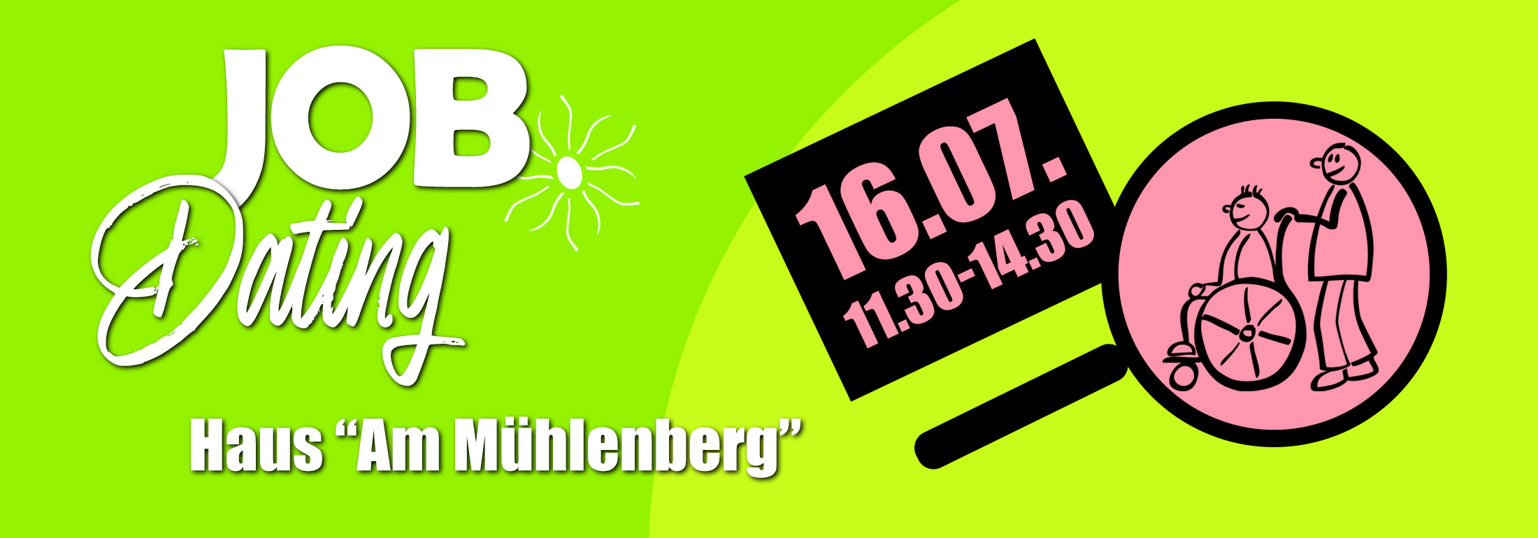 Job-Dating am 16. Juli 2026 im Haus Am Mühlenberg