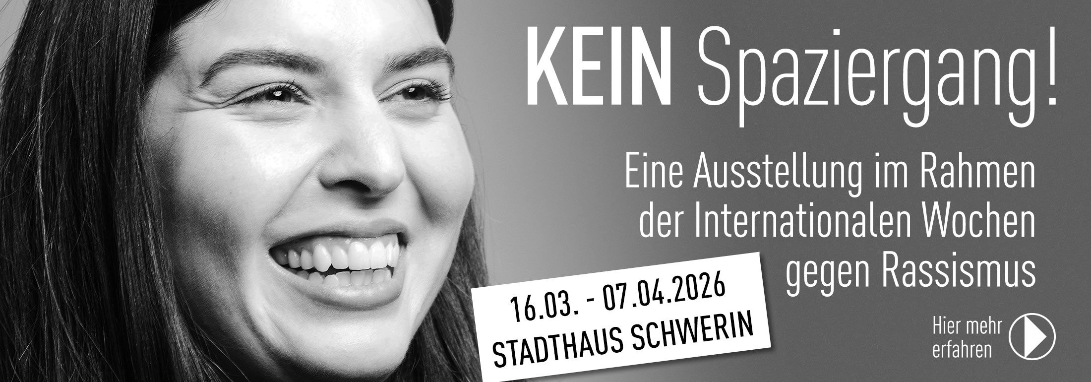 Ausstellung KEIN Spaziergang! ab 16. März im Stadthaus Schwerin