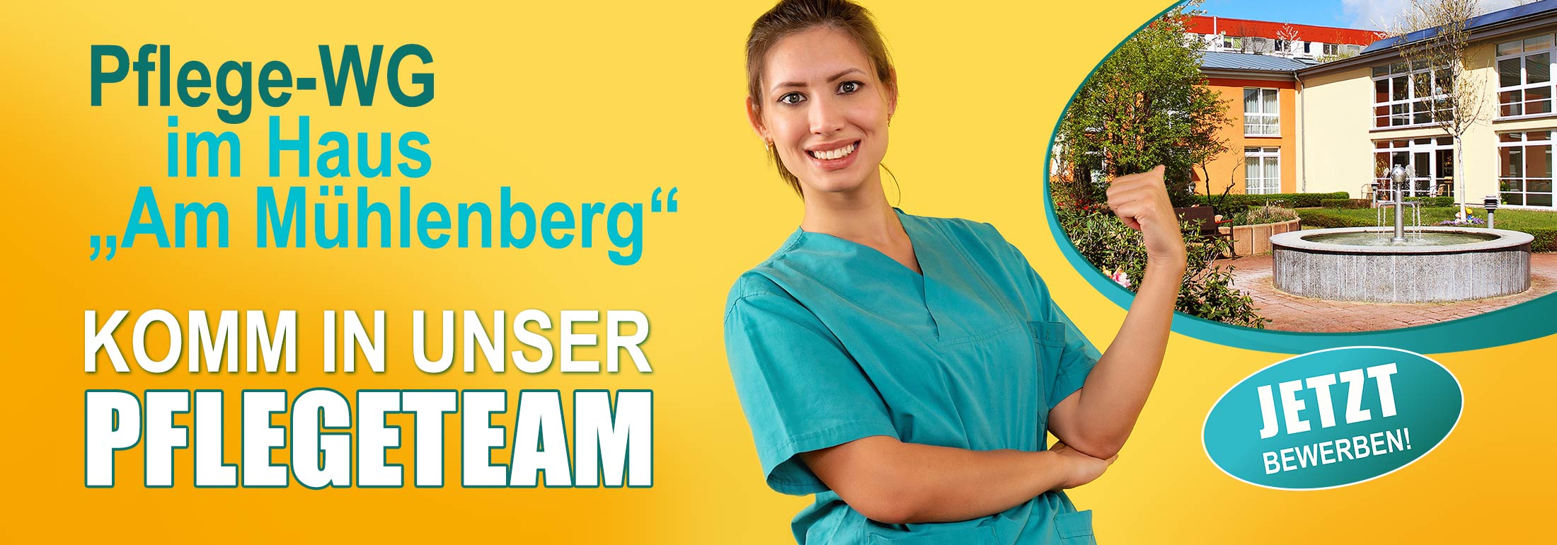 Pflegefachkraft (m/w/d) auf 603,- € Basis für unser Haus Am Mühlenberg gesucht