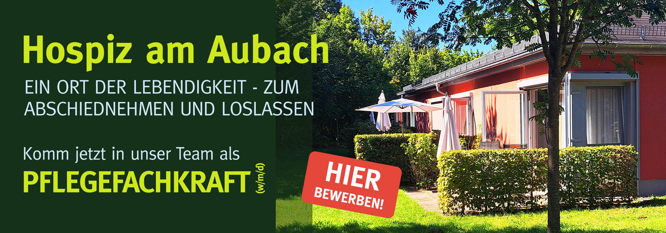 Pflegefachkraft (m/w/d) für unser Hospiz am Aubach gesucht